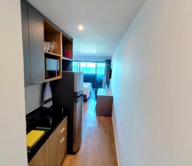 Pituba Apartamento | Art Studio - Praia de Armação - 36m Unid 107 Frente Mar com Varanda Gourmet - ALTO PADRÃO