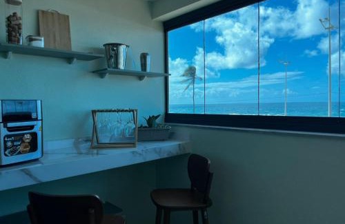 Armacao Apartamento | Art Studio - Praia de Armação - 45m Frente Mar - PÉ NA AREIA ! Com Varanda Gourmet - ALTO PADRÃO