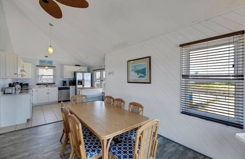 South Nags Head Casa | ¡Tan cerca como puedas! Frente al mar Nags Head Home con vistas panorámicas al mar