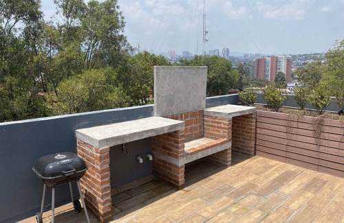 Cuajimalpa Apartamento | Asombroso Depto en Acogedor en Sanfa fe