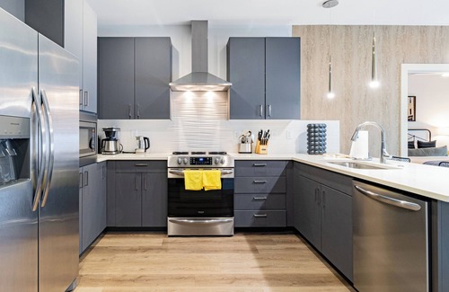 West End Casa | Astra | Modern Midtown Retreat with Pool, Gym, & Steps to Dining & Broadway