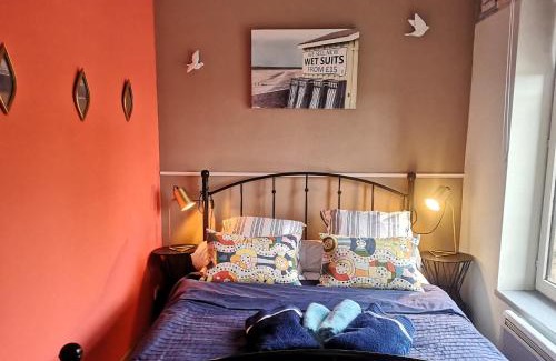Honfleur Apartamento | At the Balconies on the Digue Chic T3 for 2 to 4p baby with garage