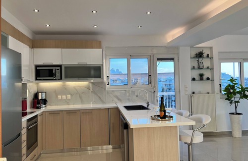 Palaio Faliro Apartamento | Athens Panoramic Penthouse