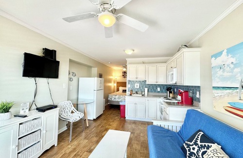Atlantic Beach Apartamento | 🏖️Atlantic Beach🏄Cozy Partial Ocean View Studio😎Pool 🏊