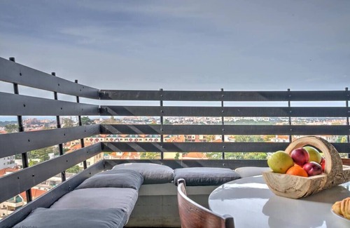 Estoril Apartamento | Vista al Atlántico y Sintra de 2 dormitorios, capacidad para 5 personas - cerca de Cascais