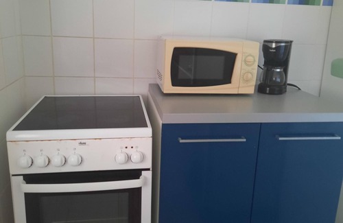 Terre-de-Haut Apartamento | Atlantik-Estudio-Romántico-Baño con ducha-Vista al Mar