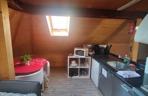 Sihlfeld Apartamento | Attic loft with rooftop terrace!