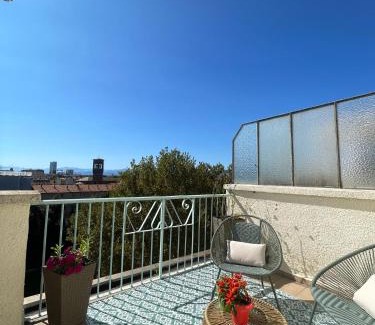 Aurora Apartamento | Attico Ellen terrazza con vista