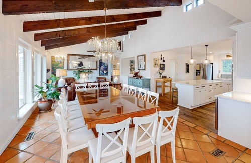 Sandbridge Casa | Attractive canal-front home w/private pool, WiFi, washer/dryer, central AC, deck