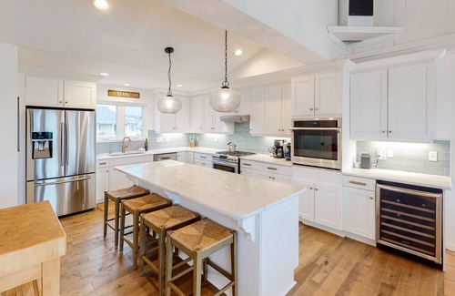 Sandbridge Casa | Attractive canal-front home w/private pool, WiFi, washer/dryer, central AC, deck