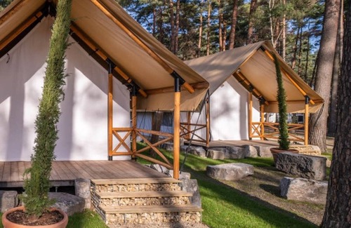 Zutendaal Alquiler De RV | Attractive Tent Lodge Maastricht at 16 km