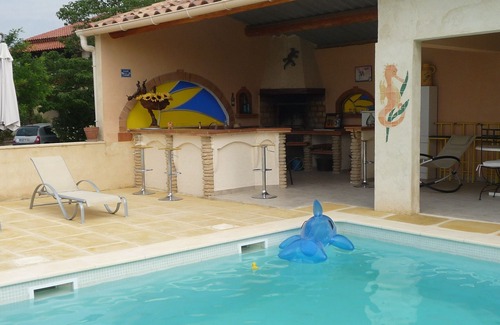 Rasteau Villa | Atractiva villa en Provenza en el corazón del viñedo de Côtes du Rhône.