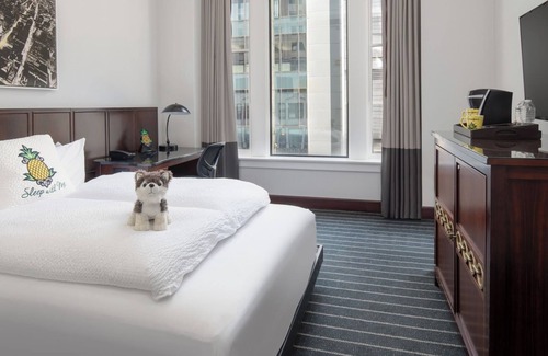 Downtown Chicago Hotel | Atwood Queen at Staypineapple - Pet-Friendly Bliss Near Millennium Park