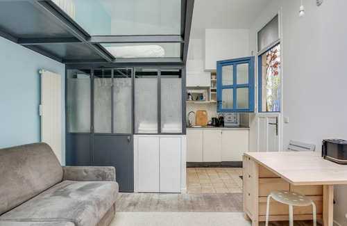 Notre-Dame-des-Champs Apartamento | Loft atípico para 3 personas con AA