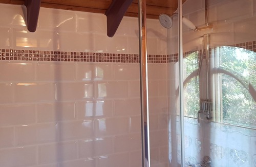 Bussac-Foret Cama Y Desayuno | "AU BOIS CHERI" La Roulotte Gîte, Piscina / Hidromasaje