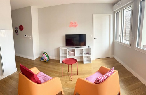 Matabiau Apartamento | Au Cœur de Toulouse Appartement Coloré Dans Résidence de Standing