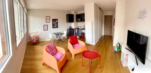 Matabiau Apartamento | Au cœur de Toulouse Appartement coloré