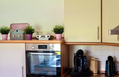Wiesmoor Apartamento | Aurora#1 with large garden, fireplace, sauna. 5 minutes to the open-air stage!