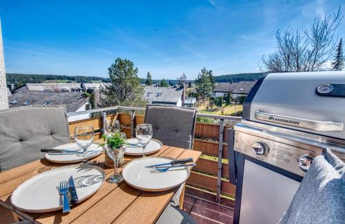 Schoenwald Apartamento | Aussicht auf Natur, Pool, Grill, Kino, Sauna