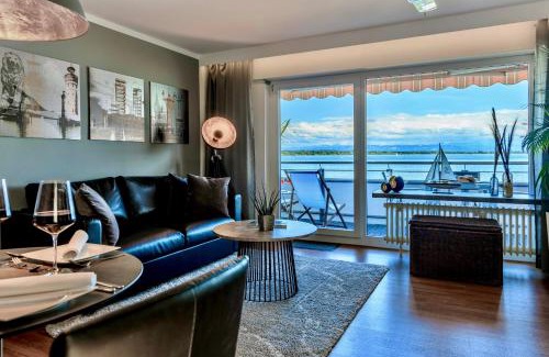 Friedrichshafen Apartamento | Auszeit Apartment LAKESIDE mit Privatstrand