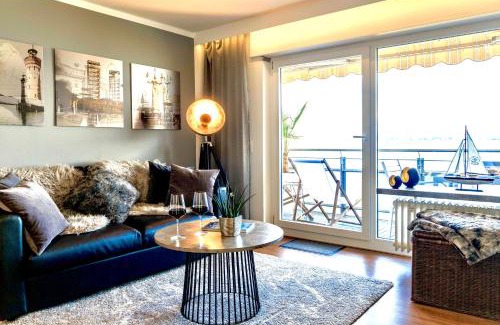 Friedrichshafen Apartamento | Auszeit Apartment LAKESIDE mit Privatstrand