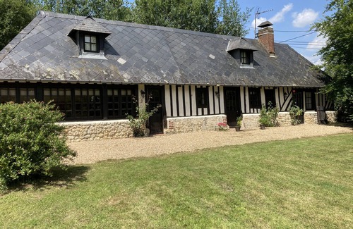 Englesqueville-en-Auge Casa | LONGERE AUTÉNTICO NORMANDE