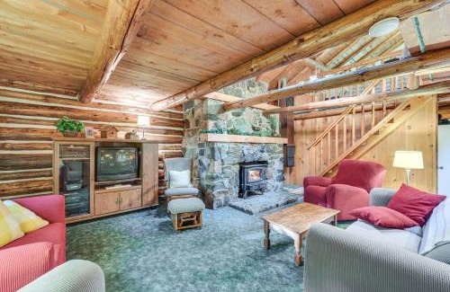 Glidden Casa | Authentic Log Cabin with Private Pond in Glidden