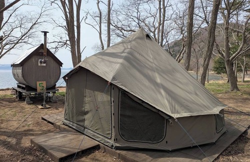 Inawashiro Alquiler De RV | Authentic Tent Accommodation only Capacity 3 p / Yama County Fukushima