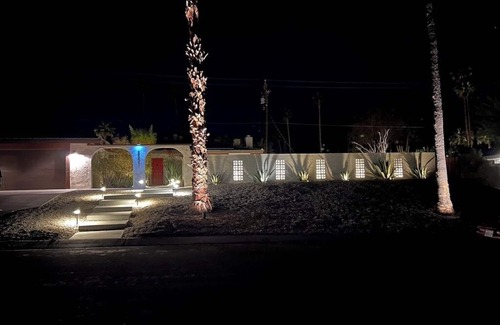 Cathedral City Cove Casa | ALQUILER DE PRESUPUESTO FAMILIAR - PARADISE KID!, 4 BDRM- POOL / SPA / FIRE PIT - LIBRE DE CALOR PISCINA
