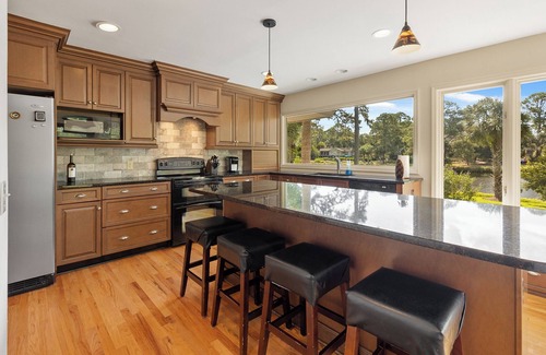 Sea Pines Casa | Available by the Month! ~Heated Pool/WalkToBeach/1MileToSaltyDog/LagoonSetting