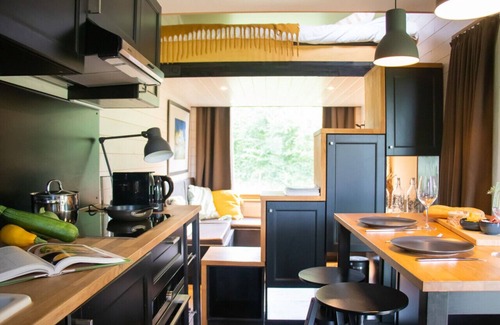 Beernem Casa | Avontuurlijke cabin met terras in de natuur – nabij Brugge