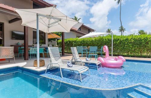 Porto de Galinhas Casa | Despierte todos sus sentidos en este encantador bungalow, situado en el corazón de un lujoso complejo costero. ¡Un refugio perfecto para quienes buscan comodidad y privacidad!