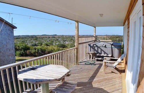 South Nags Head Casa | Awesome 'D' has a hot tub for your family vacation entertainment
