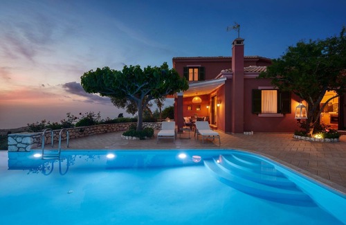 Kavallos Villa | Awesome Lefkada Villa | 2 Bedrooms | Villa Kamothias | Great Sea Views | Fantastic Pool Terrace