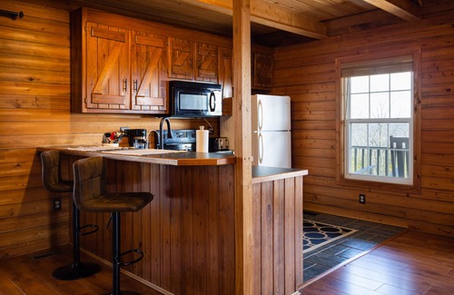 Pine Creek Cabina | Awesome views - private mountaintop cabin - outdoor fire pit + pet friendly!