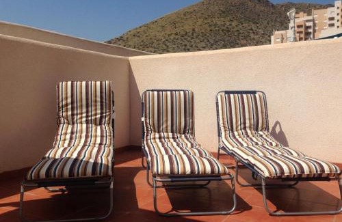 La Azohia Casa | AZ02 Roof top terrace apartment, 2 bedrooms, 1 bathroom, very close to beach