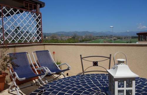 Mascali Apartamento | Azzurro Mare : piso cerca de la plaja, piscina, teraza, aire conditionado, wifi