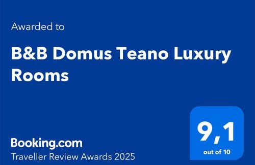 Prenestino-Labicano Cama Y Desayuno | B&B Domus Teano Luxury Rooms