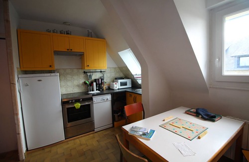Morbihan Apartamento | Bonito apartamento "Babord" con vistas al mar y acceso al BOUT DU MONDE
