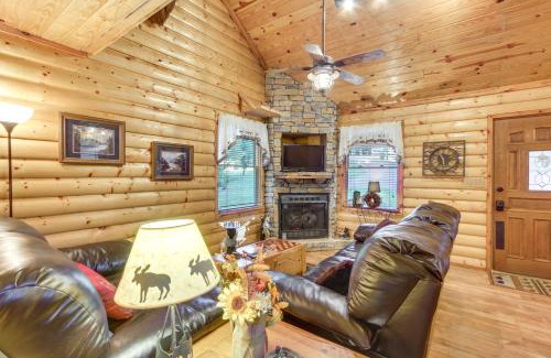 Cosby Casa | Backyard and Porch Rural Cosby Log Cabin!
