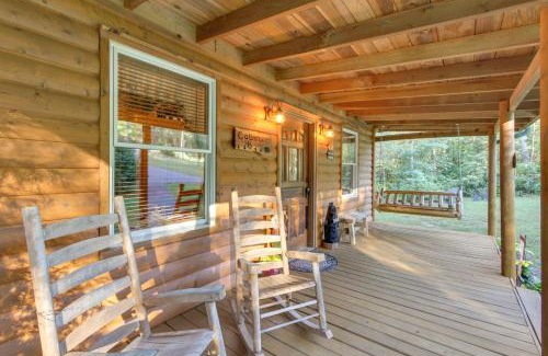Cosby Casa | Backyard and Porch Rural Cosby Log Cabin!