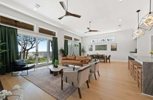 Canyon Lake Casa | Backyard Lake House for Large Groups with Fire Pit and Gameroom