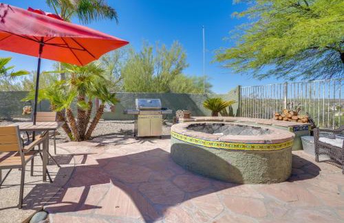 Wickenburg Casa | Backyard Oasis and Hot Tub Mtn-View Wickenburg Home