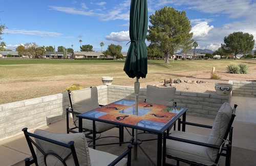 Fountain of the Sun Casa | Backyard on 14th hole of Golf Course/Dog-friendly
