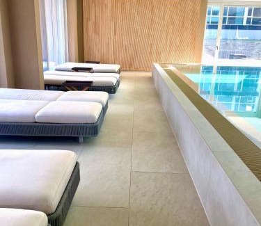 Bad Saarow Apartamento | Bad Seerose mit Seeblick, Dachterrasse, Pool und Sauna