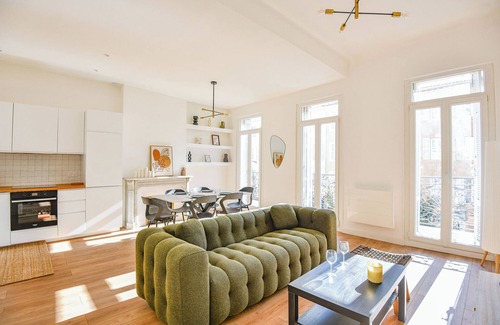 6th Arrondissement Apartamento | Bail mobilité - Le Rome - Appart standing 2 ch