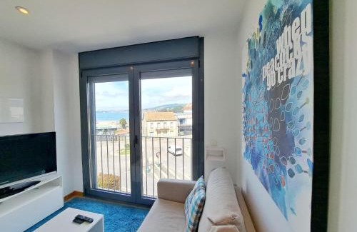 Sabaris Apartamento | Baiona, playa Santa Marta, piscina