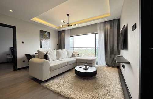 Westlands Apartamento | Balancing space and style: Creating a cozy and functional 2 bedroom apartment.
