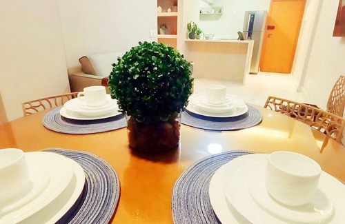 Vila Velha Apartamento | Balcony with sea view at Praia da Costa