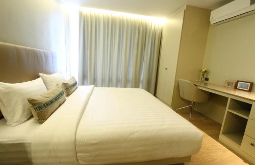 Si Racha Apartamento | Balcony Courtyard Sriracha Hotel & Serviced Apartments